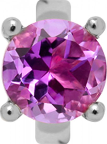 Endless Jewelry 21354Charm Round Amethyst inSilber Sterlingsilber 925/-