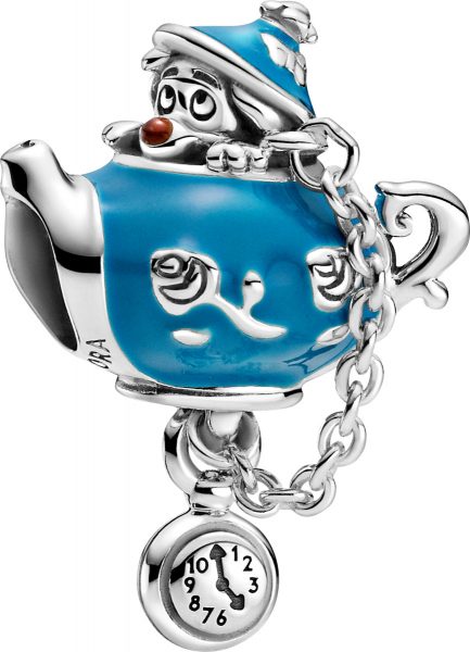 Pandora Disney Charm 799345C01 Alice in Wonderland Unbirthday party teapot sterling silver 925