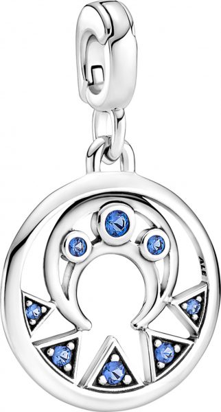 Pandora Me Charm Medaillons799669C01 Moon Power Medallion Sterling Silber 925 blaue Kristalle
