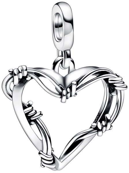 Pandora ME Medaillons Wire Heart 792526C00 Sterling Silber 925