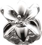 Bead aus 925/- Silber Sterlingsilber, geeignet für Ketten bis 4 mm Stärke, Durchmesser: ca. 10 mm,  Ihr Juwelier in Stuttgart