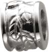 Bead aus 925/- Silber Sterlingsilber, geeignet für Ketten bis 4 mm Stärke, Durchmesser:  ca. 7 mm,  Ihr Juwelier in Stuttgart