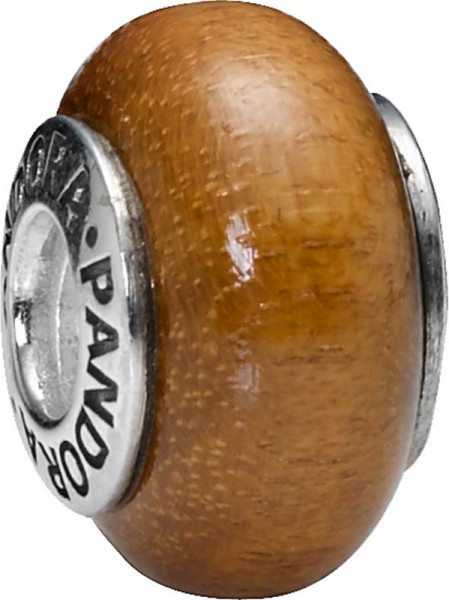 PANDORA Bead aus Muiracatiara  Holz und echtem Silber Sterlingsilber 925/-. Der Durchmesser ist ca. 15mm und er ist genau passend auf alle trendigen Armbänder von PANDORA. Nur bei Abramowicz, Ihrem Vertrauensjuwelier aus Stuttgart !  Modellnummer : 790702