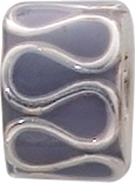 Bead aus 925/- Silber Sterlingsilber, emailliert. Breite ca. 8 mm, Höhe ca.12 mm, geeignet für Ketten bis 4 mm Stärke in Premiumqualität und zum Knallerpreis bei Ihrem Juwelier Ihres Vertrauens Abramowicz in Stuttgart. Besuchen Sie auch unseren Outletverk