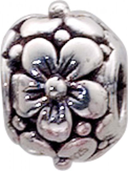 Bead aus 925/- Silber Sterlingsilber, geeignet für Ketten bis 4 mm Stärke, Breite: ca. 11 mm, Höhe: ca.13 mm,  Tiefstpreisgarantie bei Abramowicz in Stuttgart