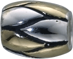 Bead aus 925/- Silber Sterlingsilber, teilweise vegoldet, geeignet für Ketten bis 4 mm Stärke, Breite: ca. 11 mm, Durchmesser: ca. 10 mm, Tiefstpreisgarantie bei Abramowicz in Stuttgart