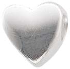 Beads-Anhänger  Herz aus echtem Silber Sterlingsilber 925/- geeignet für Ketten bis 3 mm Stärke, Durchmesser ca 10 mm. ein echter Hingucker aus dem Hause Abramowicz, die Nr.1 für Gold, Silber und Edelsteine.  Tiefstpreisgarantie bei Abramowicz in Stuttg