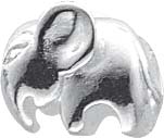 Bead Elefant aus 925/- Silber Sterlingsilber, geeignet für Ketten bis 4 mm Stärke, Breite: ca. 13 mm, Höhe: ca. 10 mm, Ihr Juwelier in Stuttgart